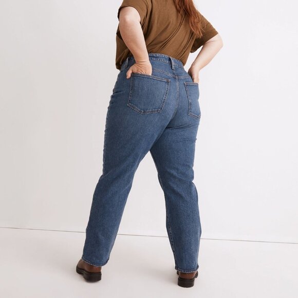 NWT Madewell Plus Curvy Perfect Vintage Straight Jean in Mayfield Wash size 14W - Picture 3 of 10